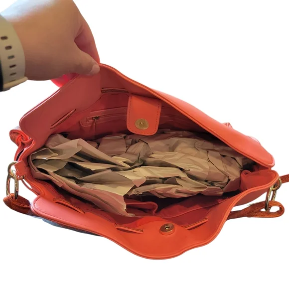 NWT | Badgley Mischka | Vegan Leather & Snake Print Satchel Crossbody - Picture 2 of 13